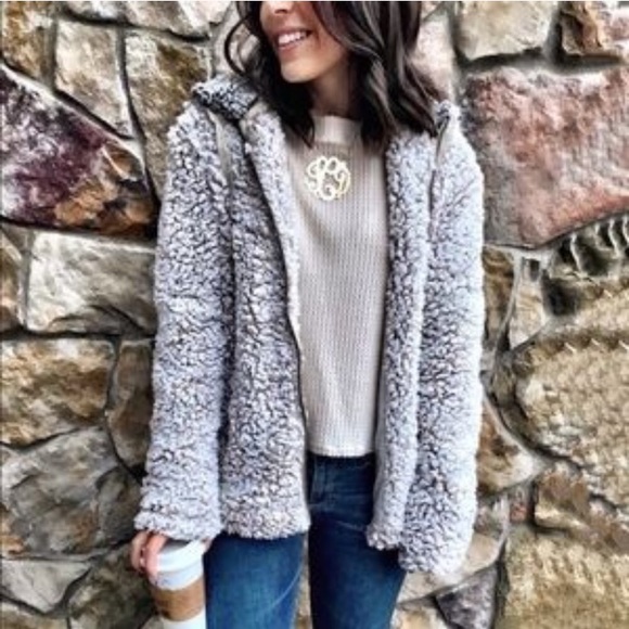 thread and supply fleece jacket